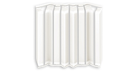 Накладки для плинтуса Идеал Дюра Прямоугольный 80мм - 037 Молочно-белый